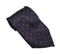 (Navy/Red, Adults) Equetech Polka Dot Show Tie