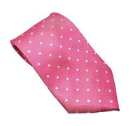 Equetech Unisex Polka Dot Showing Riding Tie (Pink/White)