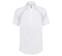 Equetech Women's Active Extreme Competition Shirt - Womens Horse Riding Shirts - White - Size: Medium