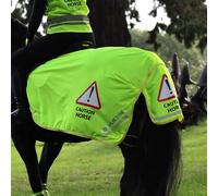Equi-Flector Hi Viz Mesh Exercise Sheet - Pony - 51" (normal rug size 5'9) · Yellow