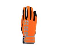 Equi-Flector Men's Riding Gloves in Orange | Size: Large Equi-Flector Orange L