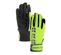 Shires EQUI-FLECTOR Riding Gloves Yellow - Medium