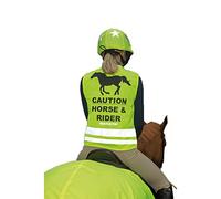 Equi-Flector Shires Horse Riding Safety Vest Hi Vis Tabard XXXS, Yellow