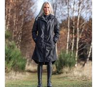 Equidry Bronte Jacket with Stowaway Hood - Women's Waterproof Coats - Black - Size: Large