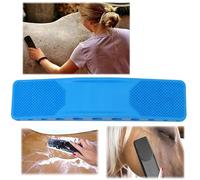 Equiessentials Master Groomer 2.0 - Horse Brush Removes Mud, Sweat and Dirt (Blue)
