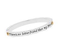 Equilibrium Bangle - There's No Better Friend Than My Nan - Silver Plated by Joe Davies