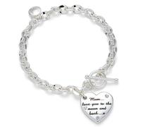 Equilibrium Duo Style Silver Plated Mum Bracelet 344773