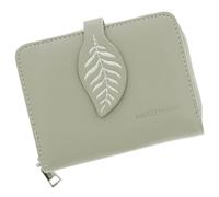 Equilibrium Embroidered Leaf Zip Around Closure RFID Blocker Purse for Cards and Cash Multi Compartment - Grey, Sage or Black Designs (Sage)
