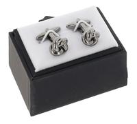 Equilibrium EQ For Men Premium Cufflinks Collection (Gun Metal Knot: H 1.4 cm × W 1.4 cm × D 2.5 cm)