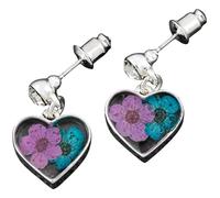 Equilibrium Eternal Bows & Flowers Earrings Collection - Elegant Silver & Gold Plated Designs (Eternal Flowers Dangle)