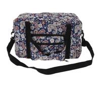 equilibrium Folding Underseat Cabin Holdall, Paisley Leaf Pattern Travel Bag, Airline Approved Size