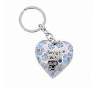 equilibrium Forget Me Not Heart Keyring