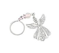 equilibrium Guardian Angel Silver Plated Keyring - Gift Boxed Keepsake