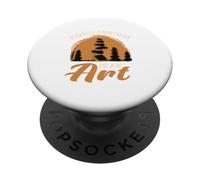 Equilibrium Is An Art Stone Stack Mandala PopSockets Adhesive PopGrip