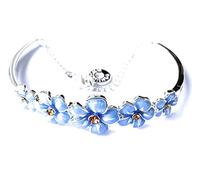 Equilibrium Jewellery Silver Plated Forget Me Not Flower Pretty Bangle Bracelet Gift Boxed