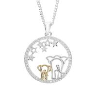 equilibrium Little Ellie Two Tone Stargazing Necklace