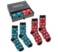 equilibrium Men’s Bamboo Socks Gift Box Black Sheep - Luxury Soft Bamboo Men’s Socks Novelty Sheep Pattern Sock Set Premium Comfortable Gift for Him