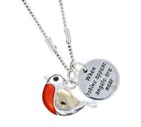Equilibrium Robins Appear Cute Two Tone Necklace 334744