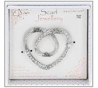 equilibrium Scarf Ring Sparkle Heart 334893