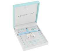 Equilibrium Silver Baby Boy Keepsake Shoes in Presentation Box, Star Pattern Design, 3.3 x 1.6 x 1.5 cm, Special Gift Memorabilia