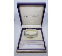 equilibrium Silver Plated Bangle - Sister..Another Word for Best Friend