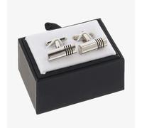 Equilibrium Silver Plated Three Links Cufflinks 359593