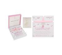 Equilibrium Silver Plated Guardian Angel Keepsake - Baby Girl