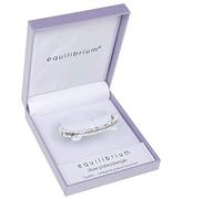 Equilibrium Silver Plated Hinged Bangle Daughter
