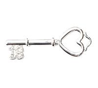 equilibrium Silver Plated Keepsake Key 18th Birthday Jewellery