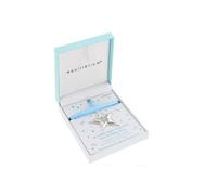 Equilibrium Twinkle Star Silver Plated Baby Boy Keepsake, Decorative Star Ornament with Gift Box