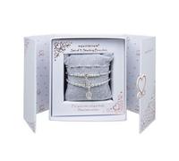 Equilibrium Silver Stacking Bracelet Gift Set - Nature