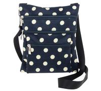 equilibrium Spotty Cross Body Bag Navy