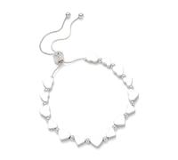 equilibrium Te Amo Silver Plated Hearts Galore Friendship Bracelet