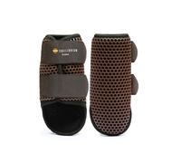 Equilibrium Tri-Zone Brushing Boots (Brown, L)