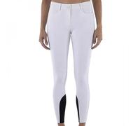 Equiline Cornek Women's Riding Trousers - Sportswear for English Mountain, Trousers with Knee Grip (IT, Numero, 40, Regular, Blue)