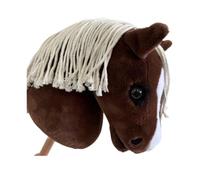 Equimed Hobby Horse Kid-Friendly Realistic Plush Toy Pony Child Exercise Toy (Medium Bingo)