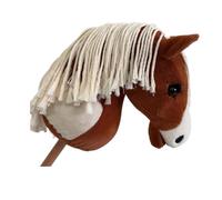 Equimed Hobby Horse Kid-Friendly Realistic Ultra Plush Toy Pony Rope Braid Mane Child Exercise Toy (Tonto)