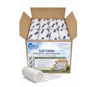 Equimed SOFTBAN Synthetic Cast Padding Bandage 15cm x 2.7m - Pack of 12 - Soft Breathable Viscose Under Cast Padding for Plaster & Synthetic Casts