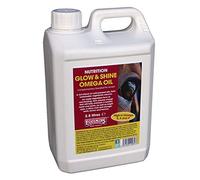 Equimins EQS0455 Glow and Shine Omega Oil - Clear, 5 Litre