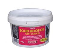 Equimins EQS0320 Solid Hoof Oil With Lanolin - Clear, 500g