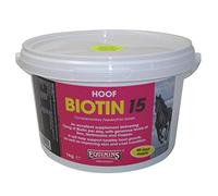 Equimins Biotin 15 Supplement Eqs0033 for Horses Transparent 1 kg Tub
