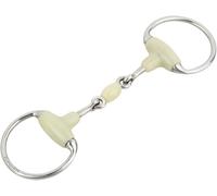 Equinate Olive Head Bit with Apple Flavour 18 mm Double Broken 14.5 cm Anatomically Shaped Mouth-friendly Bit with Gentle Impact Laser Engraved