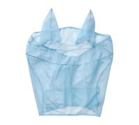 Equine Face Cover Mesh Wear, Full Head Coverage, Exposed Nose Opening, Light Blue Pasture Use for Warm Climate Horse Care, Riding Days, Stable Time Equine Fly Cover Horse Mesh Facewear Ear Sun