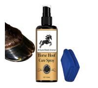 Equine Foot Spray - Liquid Keratin Support, Natural Shine Solution, Rapid Absorption Formula, Healthy Growth Maintenance, Equestrian Supplies, Travel Size Mist for Racetrack Stall Routine