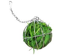 Equine Hay Feeder Ball - Hanging Horse Treat Dispenser, Slow Feeding Toy | Stable Entertainment, Sturdy Hay Holder, Stress Reliever for Horses, Encourages Natural Grazing, Goat Sheep Feeding to