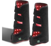 Equine Leg Therapy Boot, Cordless Red Light Infrared Device for Pain Relief and Wound Healing, Rechargeable Hoof Care for Muscle Recovery, with 660nm and 850nm Wavelengths
