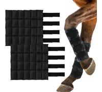 Equine Leg Wraps and Ice Boots Set for Training, Daily Use, and Injury Recovery Support