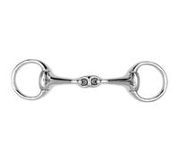 Equine Smile ES0012 Olive Head Bit Double Broken Stainless Steel Ring Diameter 44 mm Bit Thickness 12 mm (8.5 cm)