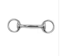 Equine Smile ES0095 Olive Head Bar Bit Stainless Steel Pony to Full Size Ring Diameter 55 mm Bit Thickness 13 mm (8.5 cm)