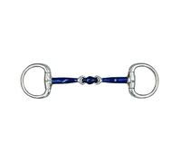 Equine Smile ES0166 JW Sweet Iron Bit Olive Head Bit Double Broken Stainless Steel Ring Diameter 50 mm Bit Thickness 13 mm (14.5 cm)